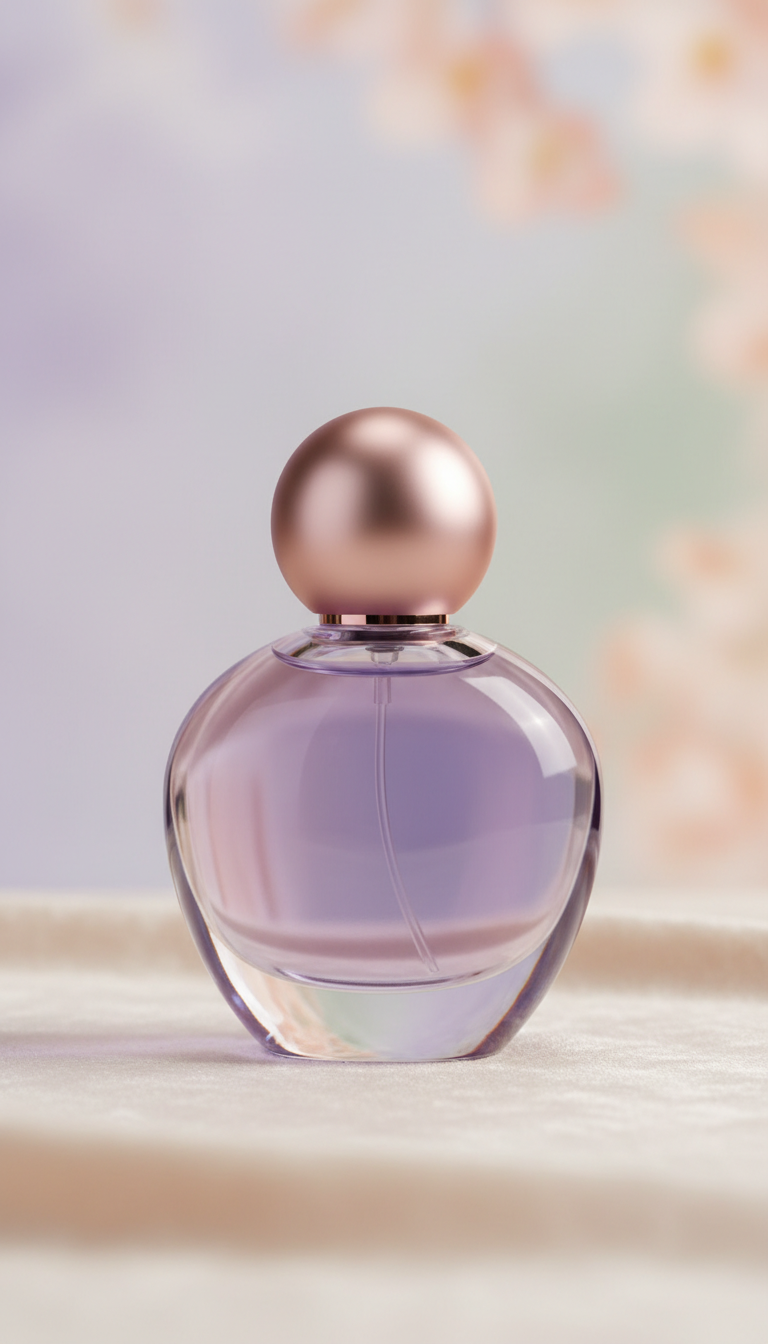 Flacon parfum mûre signature