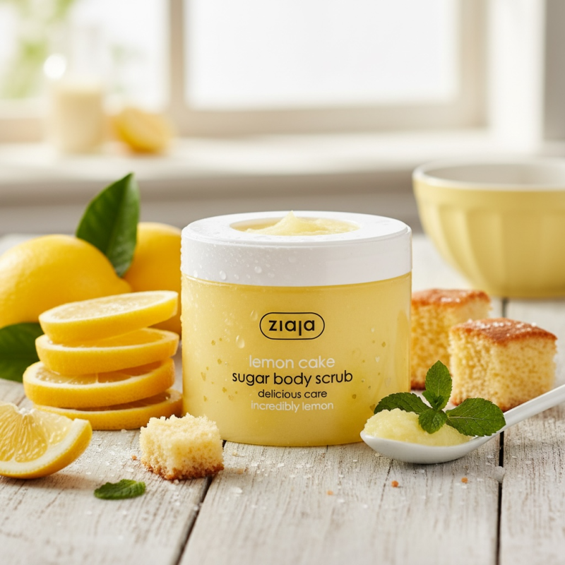ZIAJA- Gommage Corps au Sucre Lemon Cake
